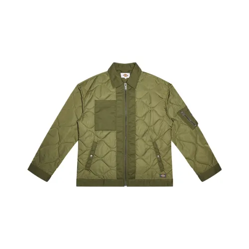 Dickies Хлопковый пуховик унисекс армейский зеленый