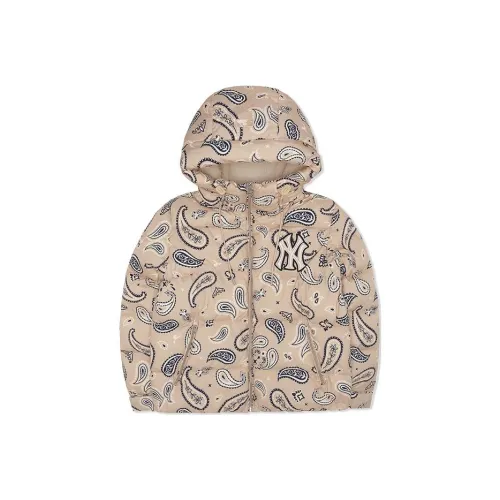 MLB Down Куртка Зимняя Унисекс Бежево-Желтая