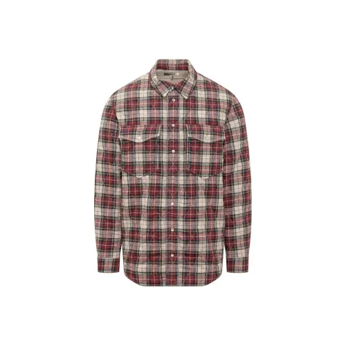 ISABEL MARANT Мужские бургундские куртки