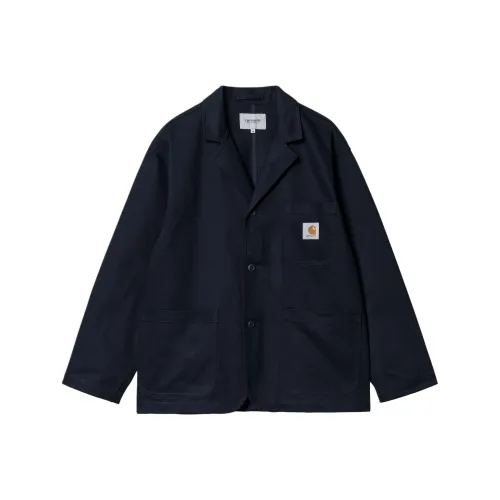 Carhartt WIP SS24 Midland Blazer Бизнес-костюм Мужской Морской Синий
