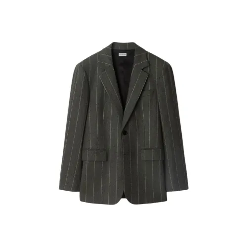 Burberry Бизнес-костюм Куртка Мужская Темно-серая