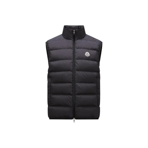 Moncler Contrin Series Черный Мужской Пуховый жилет
