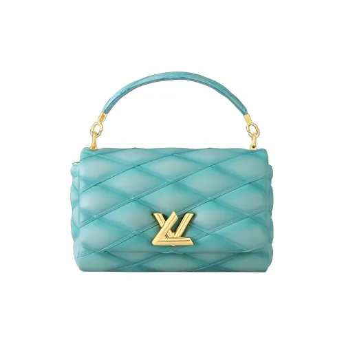 LOUIS VUITTON Сумка через плечо из овечьей кожи сумка среднего размера женская мятно-зеленая