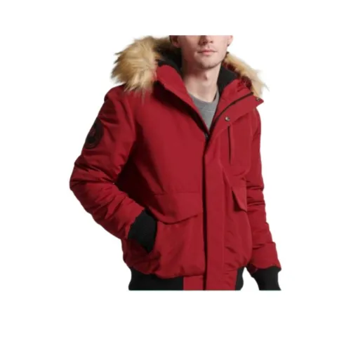 SUPERDRY Куртки и Пальто Мужской Красный
