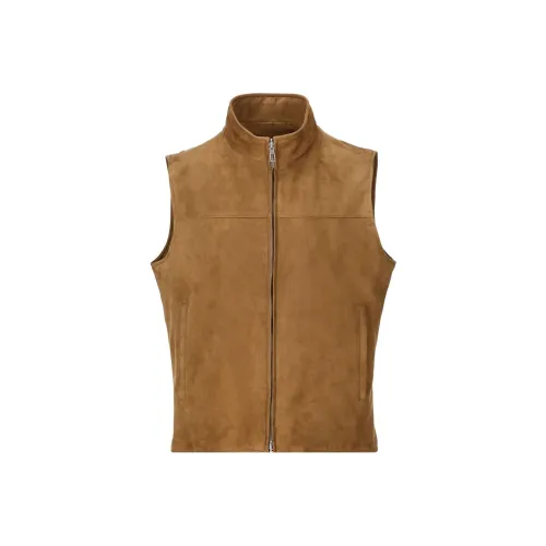 Loro Piana Коричневый Мужской Жилеты