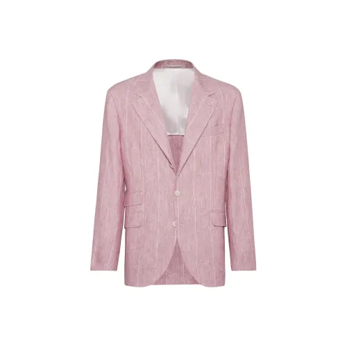 BRUNELLO CUCINELLI Бизнес-костюм мужской розовый