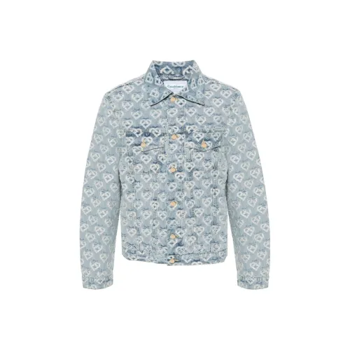 CASABLANCA SS24 Denim Jacket Men's Blue