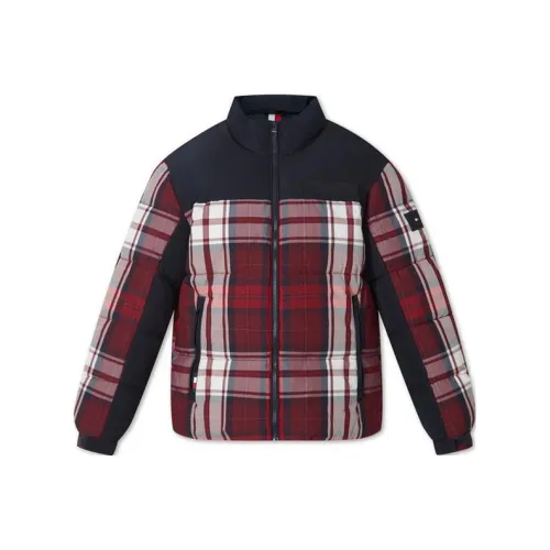 Tommy Hilfiger Темно-синий, Красный, Белый, Клетка 0KP, Мужская Куртка