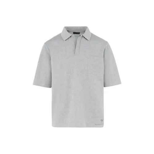 Giuseppe Zanotti GZ SS25 Поло Мужское Серое