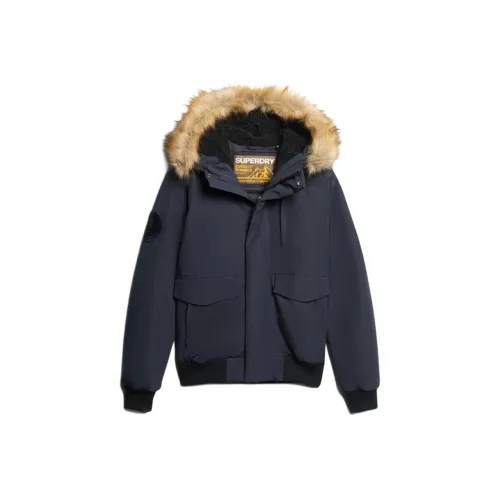 SUPERDRY Морской Синий Мужские Куртки