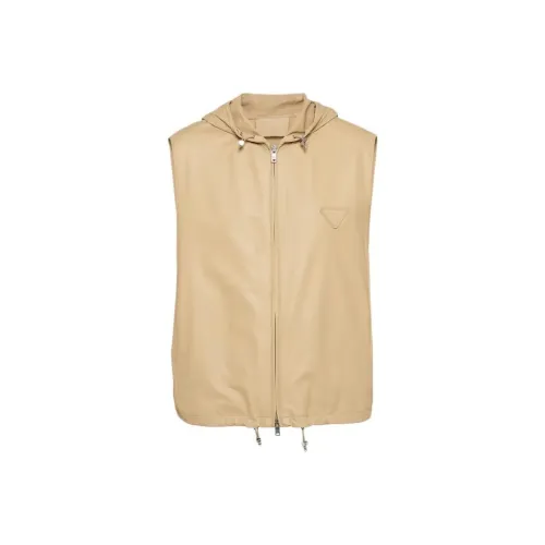 PRADA Бежевые Мужские Жилеты