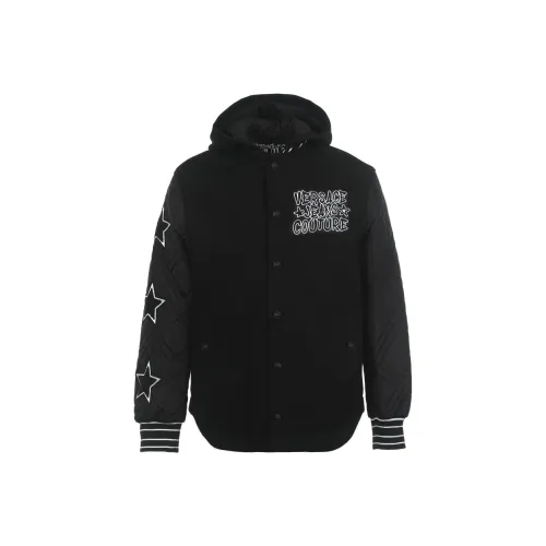 VERSACE JEANS COUTURE Мужские черные куртки