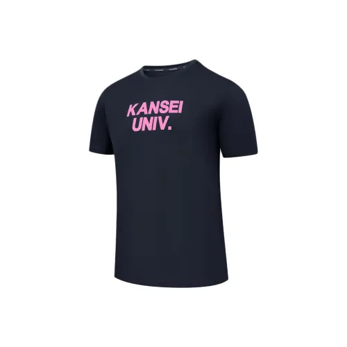 QIAODAN Strong Air Blowing Бег Т-Рубашка Мужская Нова Синий