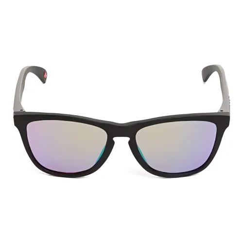 Oakley Ацетат Прямоугольные Солнцезащитные Очки Женские Черные