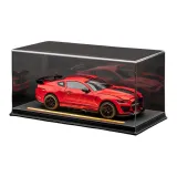 Mustang GT500 [Красный] + Черная кожа Коробка для демонстрации