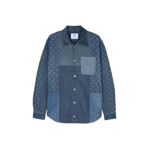 Marine Serre SS24 Denim Jacket Men's Blue