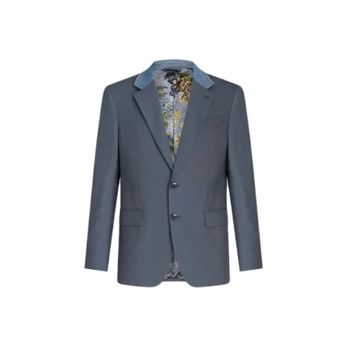 ETRO Серый Мужской Деловой Костюм