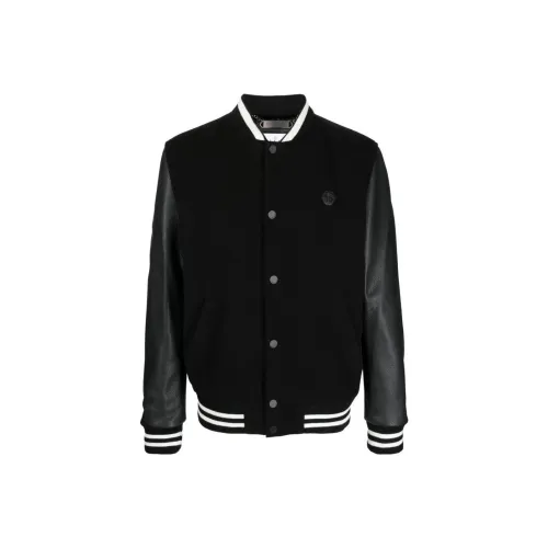 PHILIPP PLEIN Мужские черные куртки