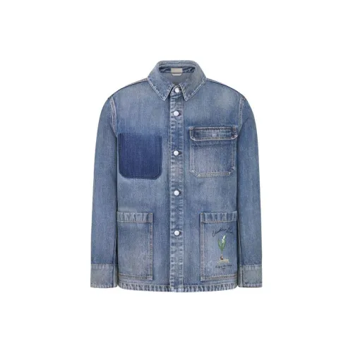 DIOR Синий Мужской Джинсовые Куртки