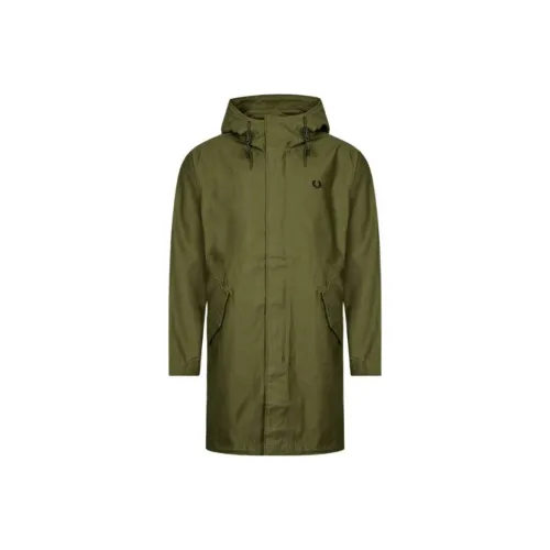 FRED PERRY Куртки и Пальто Мужской Зеленый