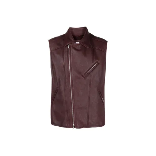 BRUNELLO CUCINELLI Мужские жилеты бордового цвета