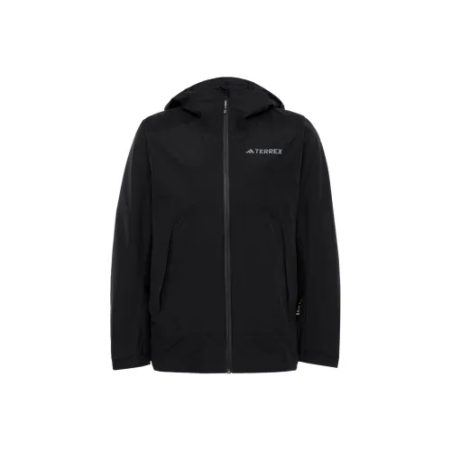Adidas Водонепроницаемый и Ветрозащитный Ветровка Мужской Черный