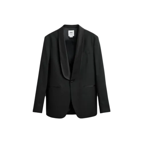 ZARA Черные Мужские Деловые Костюмы