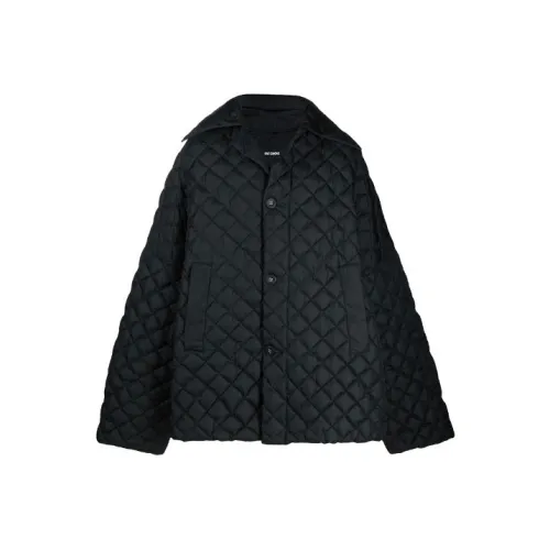 RAF SIMONS Черный Мужской Пуховик