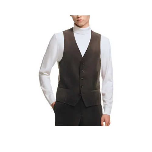 JODOLL Темный кофейный Мужской жилеты
