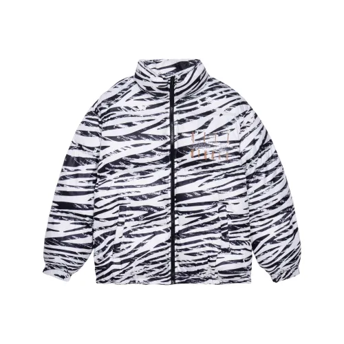 KILLWINNER Буква Воротник-стойка Свободный крой Утолщенный Пух Унисекс