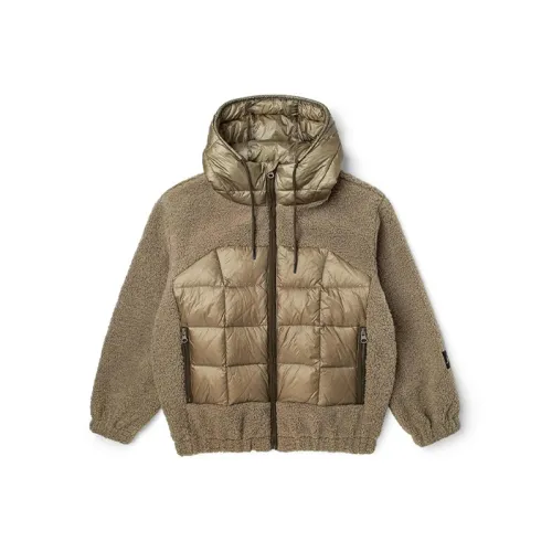 KAPPA Однотонный С капюшоном Пуховик Унисекс