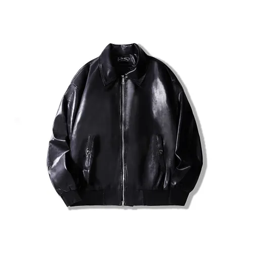 I'm David Куртка Корейский стиль Унисекс Черный