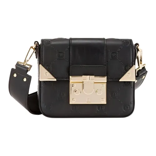 Elisabetta Franchi Акриловые Портативные Сумки через плечо Сумка на плечо Мини Женская Черная