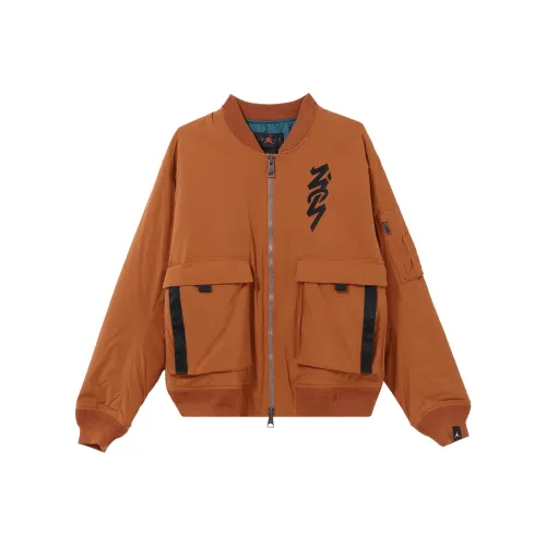 Джордан Хлопковый пуховик Мужской Темно-красный Коричневый