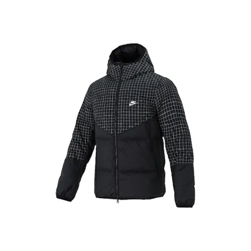 Nike Пуховик Зимний Мужской Черный