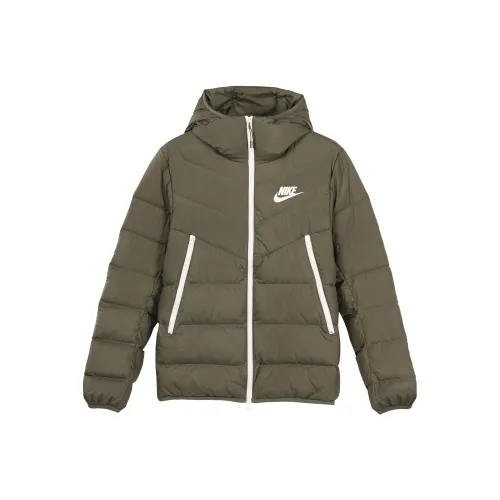Nike Зеленый Мужской Пуховик