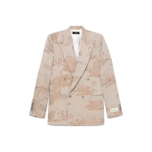 AMIRI FW24 Бизнес-костюм Мужской Светло-коричневый