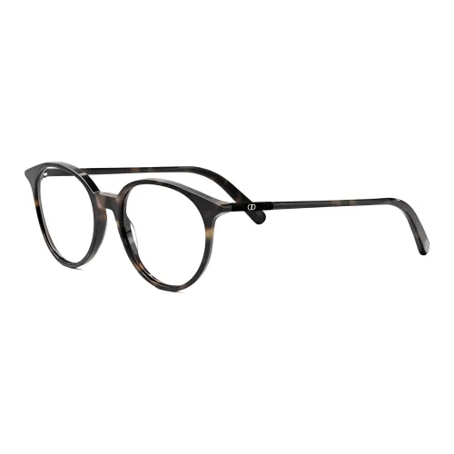 DIOR Пластик Круглые Оправы для очков Мужские Черные