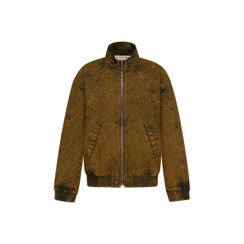 MARNI Коричневый Мужские Куртки