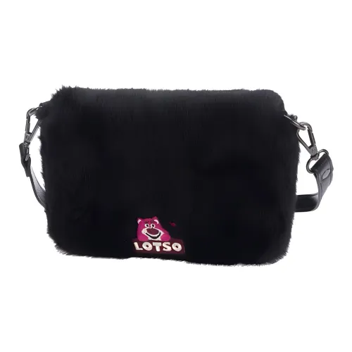 LiNing Disney Коллаборация Плюшевая сумка на плечо Спортивная сумка Сумка через плечо Стандартная Женская Черная