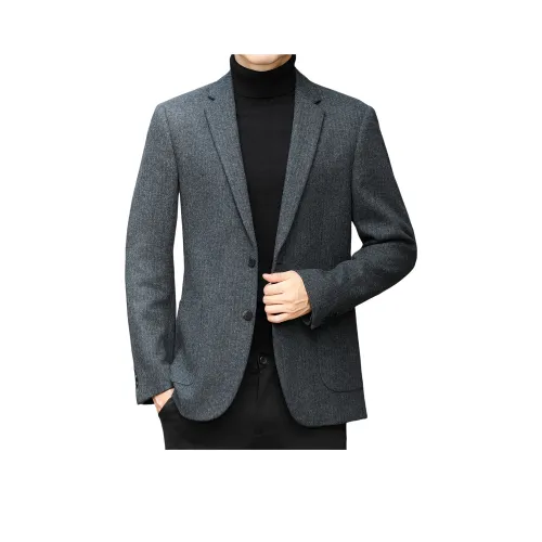 FORTEI Бизнес-костюм мужской угольно-серый