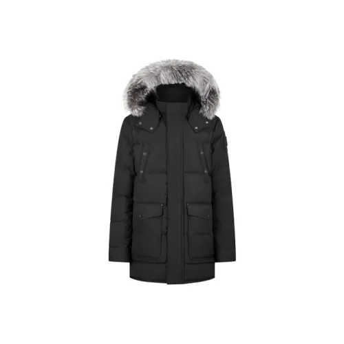 Moose Knuckles Пуховик Мужской Черный