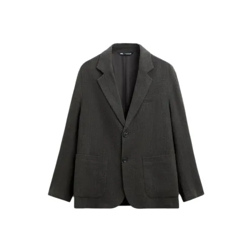 ZARA Черные Мужские Деловые Костюмы