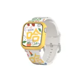 Желтый Белый С принтом Дизайн Hahaha Стиль [Только ремешок]