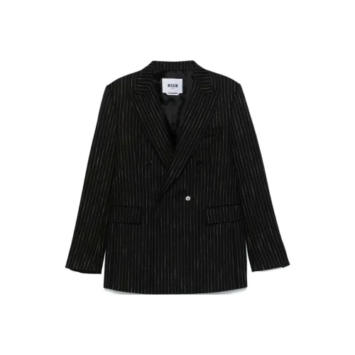 MSGM Черный Мужской Бизнес-Костюм