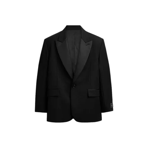 COACH FW24 Бизнес-костюм Пальто Мужской Черный