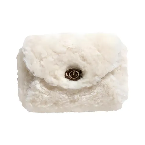 COACH Turnlock Шерсть Key Pouch Мелочь Кошелек Картхолдер Женская Белая