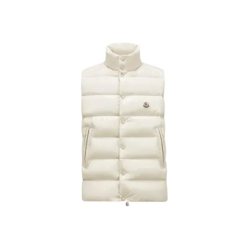 Moncler Tibb Series Белый Мужской Пуховый жилет
