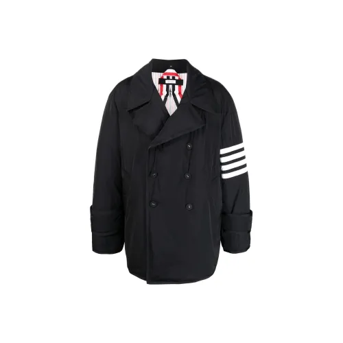 THOM BROWNE Черный Мужской Пуховик