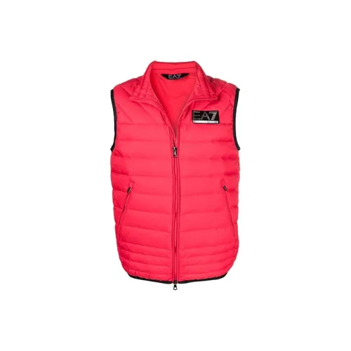 EMPORIO ARMANI EA7 Красный Мужской Пуховый жилет